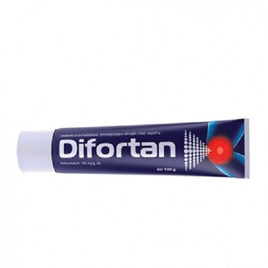 100g Difortan gel for the treatment of muscle pain 100mg/g - OzHealthStandard