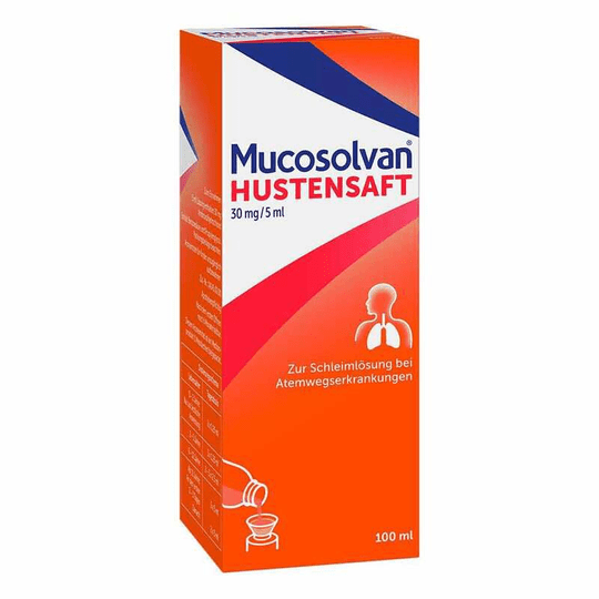 100ml Mucosolvan 30mg/5ml Syrup / Dry Couch / Improves Respiratory Function - OzHealthStandard