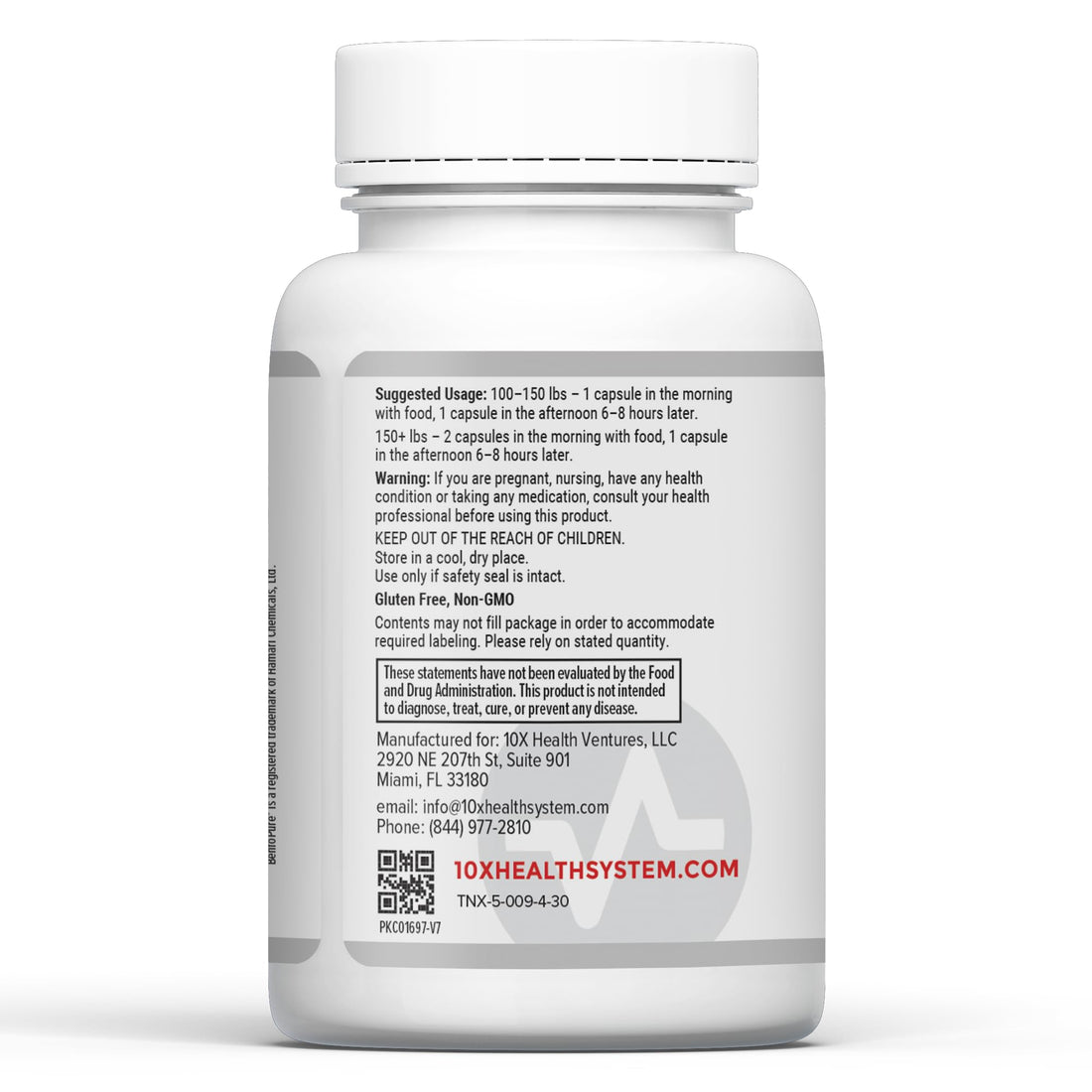 10X Health Optimize Methylated Multivitamin for Men - 90 Capsules, 34 in 1 Formula with 800 mcg of Vitamin B12, 5-MTHF, NAC - OzHealthStandard