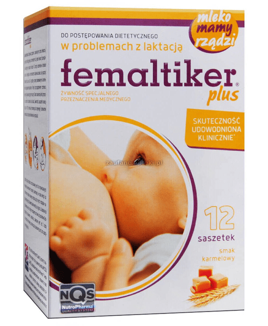 12 SACHETS FEMALTIKER PLUS FOR LACTATION SUPPORT – CARAMEL - OzHealthStandard