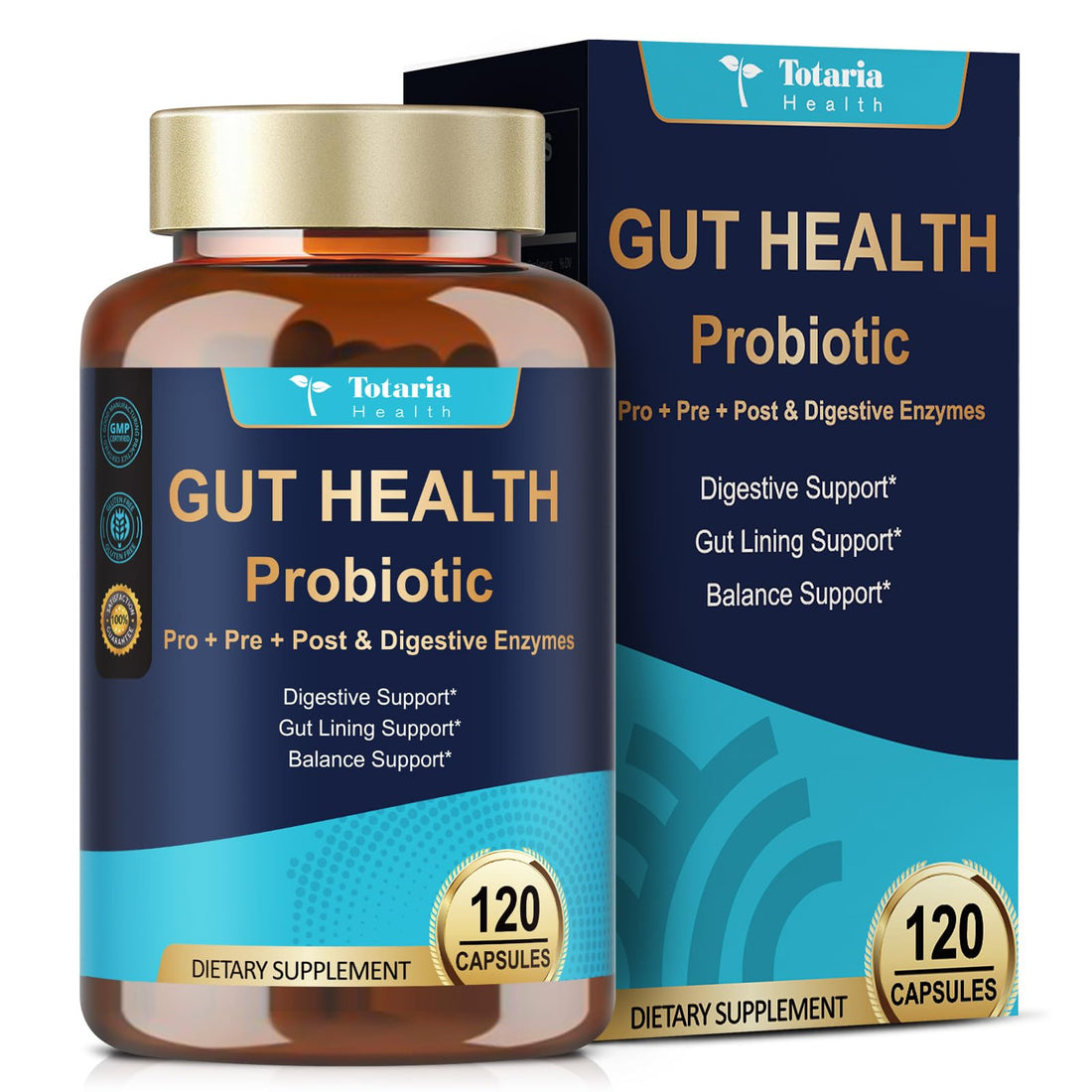 14-in-1 Gut Health with Probiotics, Prebiotics, Postbiotics & Digestive Enzymes for Women & Men, 60 Billion CFU Probiotics for Digestion, Strong Immunity, - OzHealthStandard