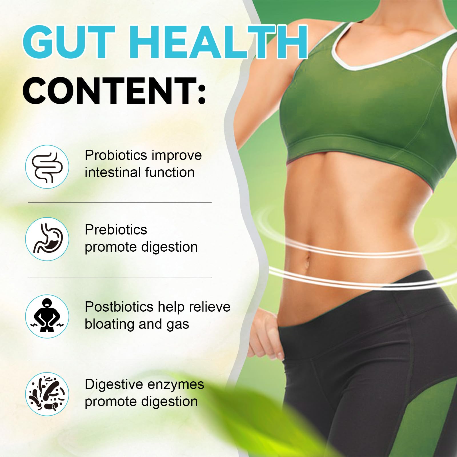14-in-1 Gut Health with Probiotics, Prebiotics, Postbiotics & Digestive Enzymes for Women & Men, 60 Billion CFU Probiotics for Digestion, Strong Immunity, - OzHealthStandard
