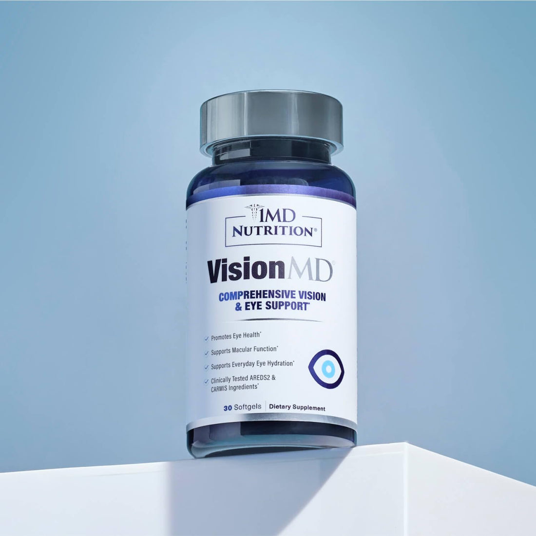 1MD Nutrition VisionMD Eye Vitamin CARMIS - Eye Supplement for Adults - with OptiLut Lutein & Zeaxanthin - Supports Vision Health Care, Everyday Eye Strain - OzHealthStandard