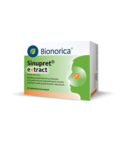 2 boxes SINUPRET EXTRACT - 20 tablets For the sinuses, 2×20 - OzHealthStandard