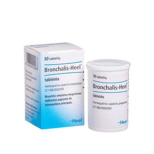 2 x 50 Bronchalis-Heel Tablets 100 Tabs Homeophatic medicine - Bronchitis Relief - OzHealthStandard