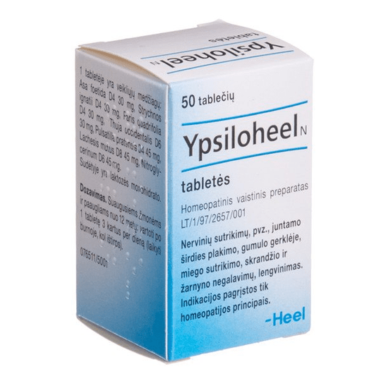 2 x 50 Ypsiloheel N Homeopathic Tablets, 100 Tabs, nervous disorders, sleeping issues - OzHealthStandard