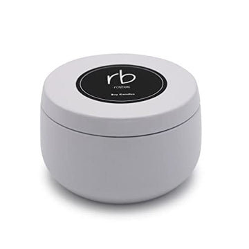 Rosbas Candle, Fraser Fir Scented, Natural Soy Wax, White Metallic Tin, 6 oz, Cotton Wick, Long Burn Time rosbas buy supplements canada