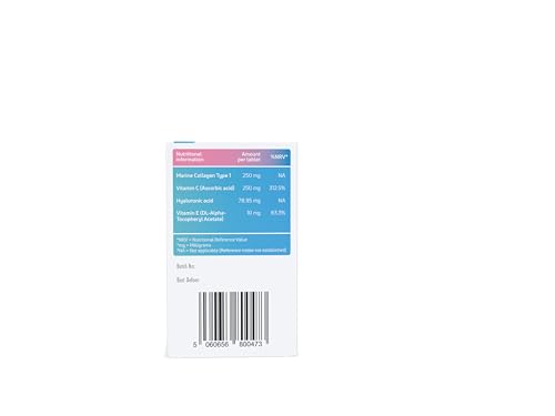 Collagen Complex | Collagen + Hyaluronic Acid + Vitamin C + Vitamin E | Tablets Healthmarque buy supplements canada