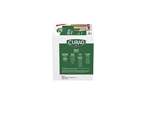 Curad Assorted Bandages Variety Pack 300 Pieces, Including Antibacterial Curad buy supplements canada