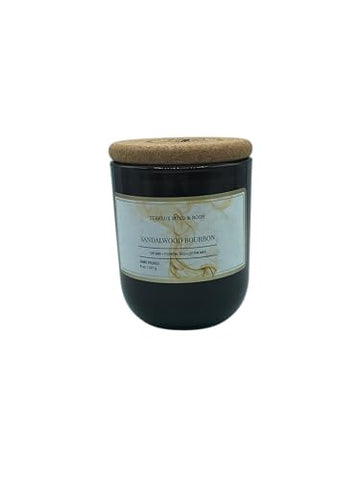 Sandalwood Bourbon Non-Toxic Candles | Natural Candles for Men |Aromatherapy Candle Relaxing Terreux Mind & Body buy supplements canada