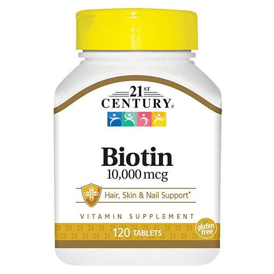 21st Century Biotin 10000 mcg Tablets 120 count - OzHealthStandard