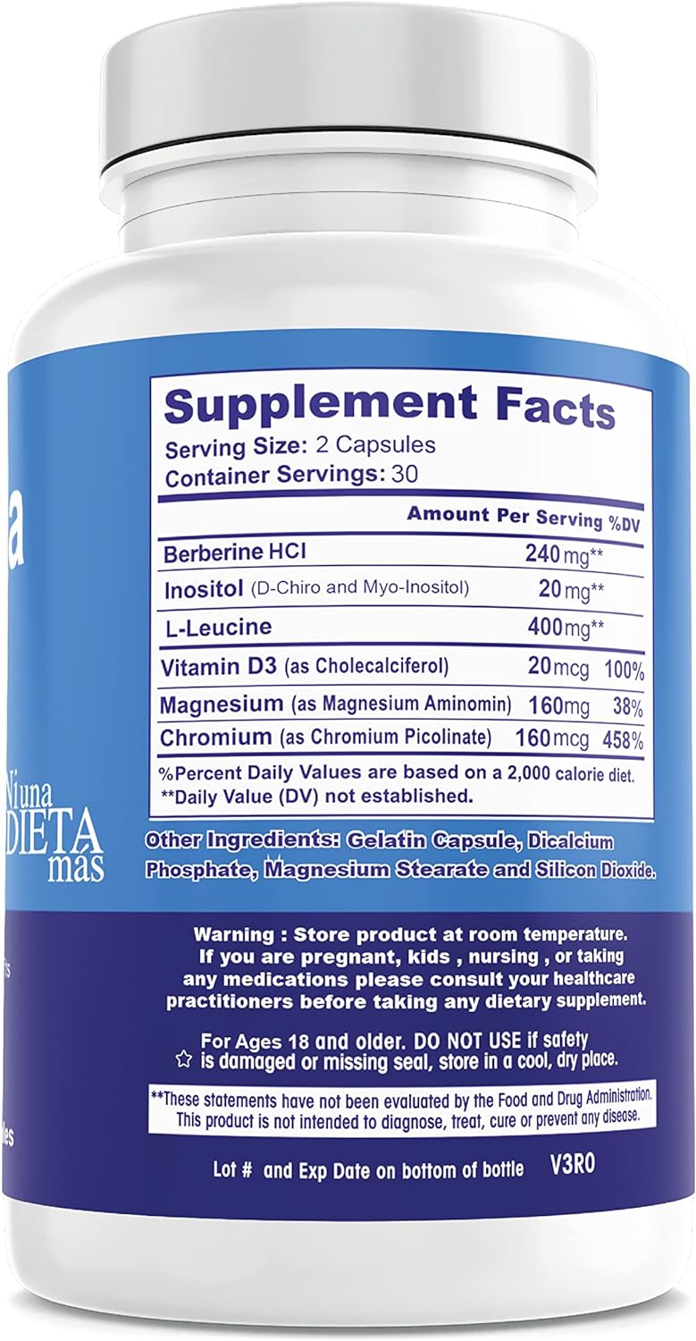METFORMINA NATURAL - Fat & Glucose Metabolism Support - Dr Salomon Ni una dieta más buy supplements canada