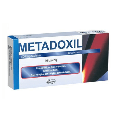 2X 10 tabs Metadoxil Baldacci 500 mg Metadoxinum 20 tabs Baldacci - OzHealthStandard