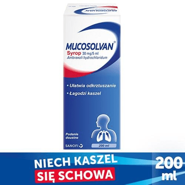 2x 200ml Mucosolvan 30mg/5ml Syrup / Dry Couch / Improves Respiratory Function 400ml - OzHealthStandard