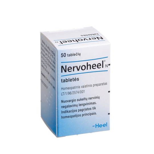2x 50 Nervoheel N Homeopathic Tablets, N50, nervous disorders, fatigue - OzHealthStandard