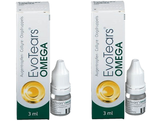 2x EvoTears Omega eye drops 3 ml - OzHealthStandard