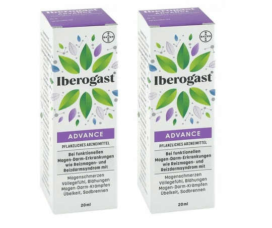 2x Iberogast Advance 20ml Oral Liquid IBS For Common Gastrointestinal Complaints - OzHealthStandard