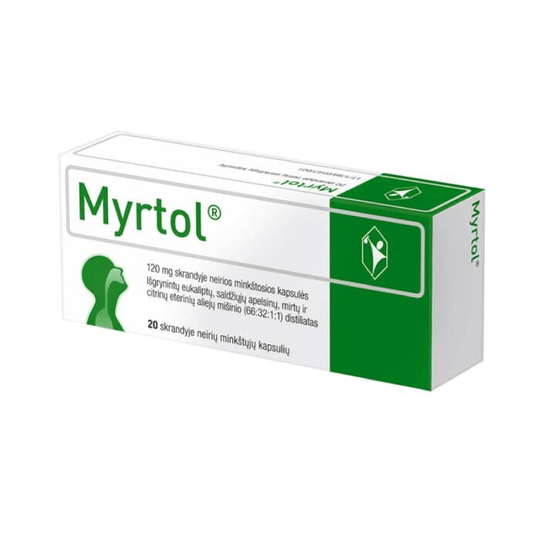 2x/20Tablets Myrtol 120mg/Chronic Bronchitis and Acute Sinusitis Treatment - OzHealthStandard