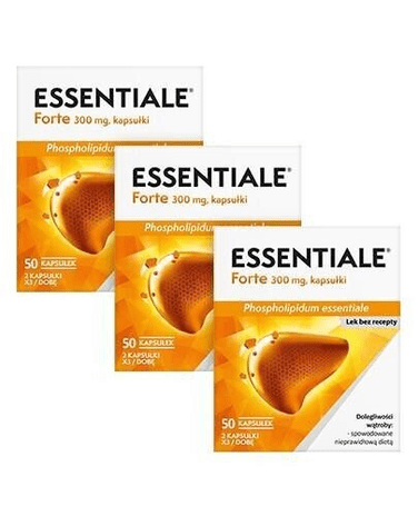 3 boxes Essentiale FORTE 300 mg, 3×50 caps Liver Protection, Health, Detox - OzHealthStandard