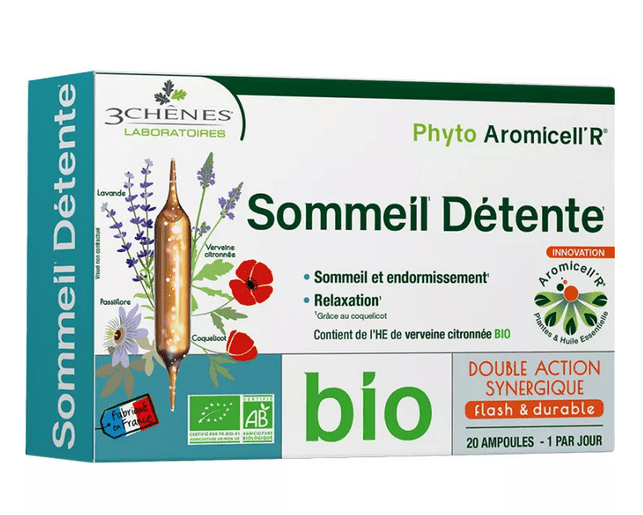 3-Chênes Phyto Aromicell'r Bio Sommeil Détente 20 phials - OzHealthStandard