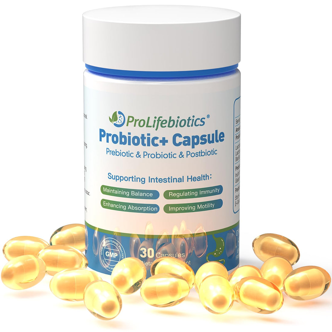 3-in-1 Probiotics for Gut and Digestive Health,Immune Support,Supplements Supporting Occasional Constipation,Diarrhea,Gas,Bloating,Delayed-Released Designed to Thrive, 30 Vegan Capsules - OzHealthStandard