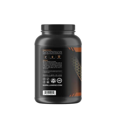 Gorilla Mode Premium Whey Protein - Chocolate / 25 Grams of Whey Protein Isolate Gorilla Mind buy supplements canada