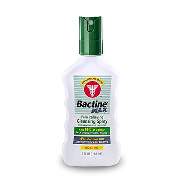 Bactine MAX First Aid Spray - Pain Relief Cleansing Spray with 4% Lidocain Bactine buy supplements canada
