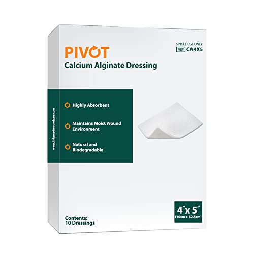 Pivot Calcium Alginate Wound Dressing – All-Natural First Aid | 4x5 Dressin LMP LINKS MEDICAL PRODUCTS INC. buy supplements canada