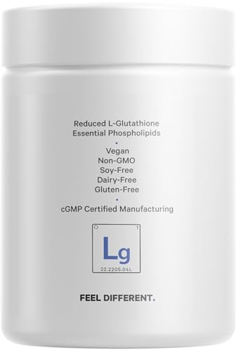 Codeage Liposomal Glutathione 1000 mg Supplement, High-Potency Reduced L-Glutathione - Liposomal Delivery - Phospholipids - Non-GMO, Gluten-Free - 60 Capsules Codeage buy supplements canada