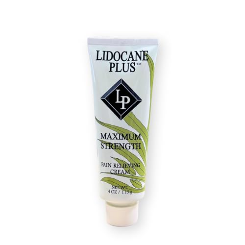 Lidocaine Plus 4% Lidocaine Cream Maximum Strength Pain & Itch Relief - Non-Greasy Formula Numbing Cream - Fast Acting Topical Pain Reliever, Soothing Topical Analgesic Aloe Vera Scent - 4 oz Lidocaine Plus buy supplements canada