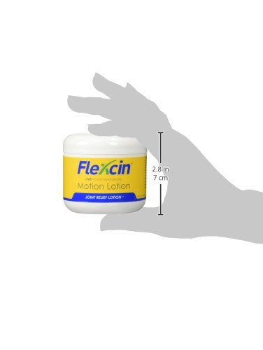 Flexcin Motion Lotion with CM8 - Joint & Muscle Therapy Cream for Back, Neck, Knee, Hand, Foot - Fast Absorbing with DMSO, Emu Oil, Aloe Vera - Non-Greasy 4oz Jar Flexcin buy supplements canada