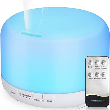 Hianjoo 450ml Essential Oil Diffuser, Electric Aroma Ultrasonic Aromatherapy Fragrant Oil Hianjoo buy supplements canada