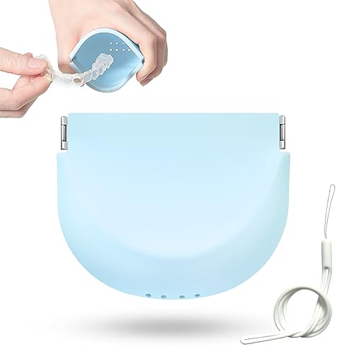 Silicone Retainer Case Soft Upgraded Cute Aligner Case Slim Partial Denture Case Container UZKEW buy supplements canada