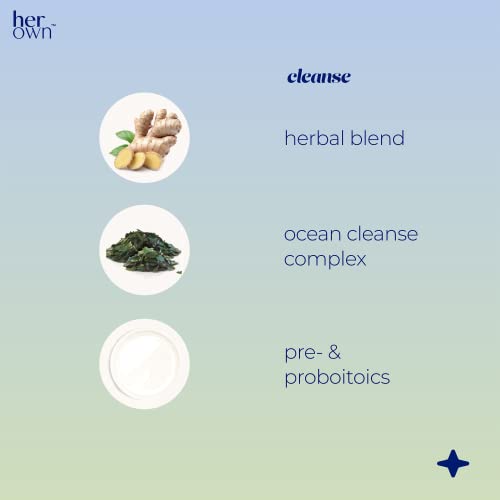 her own Cleanse, Gentle Detox, Supports Healthy Gut, Ocean Algae Cleanse, Prebiotic/Probiotic Blend her own buy supplements canada