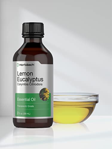 Lemon Eucalyptus Essential Oil | 2 oz | for Massage, Bath, Diffuser, DIY Projects & More Horbäach buy supplements canada