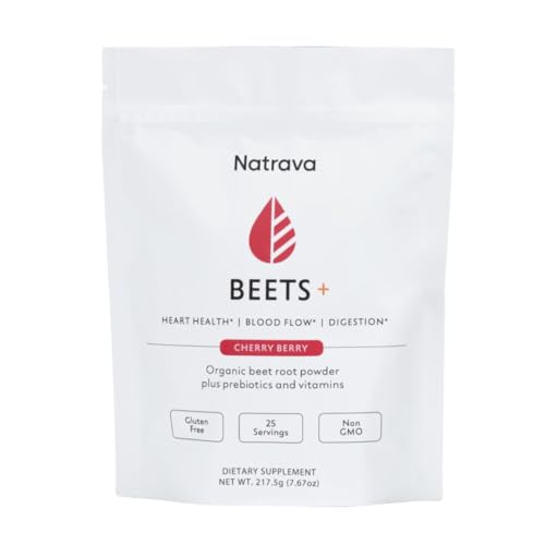 Natrava Beets+ | Organic Beet Root Powder, Vitamins, and Prebiotics | Supports Healthy Natrava buy supplements canada