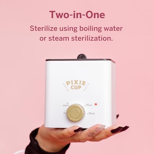 Pixie Menstrual Cup & Disc Boiler Sterilizer - Easily Submerge & Clean Your Period Cup in Boiling Water Pixie Cup buy supplements canada