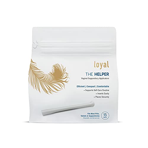 Loyal The Helper Vaginal Suppository Applicators | Efficient | Compact | Comfortable | Fits Most Brands, Pills Loyal buy supplements canada