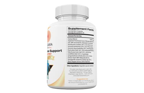 Samsara Herbs Tick Immune Support - The Original Herbal Formula (240 Capsules) Samsara Herbs buy supplements canada