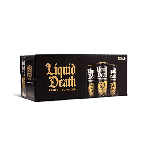 Liquid Death Sparkling Mountain Water, 16.9 oz Tallboys (18-Pack) Liquid Death buy supplements canada
