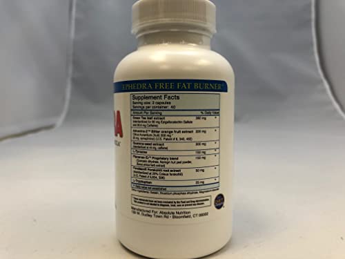 Absolute Nutrition Thermogenic Fat Burners, Nophedra Capsules, 80 Count Bottle Absolute Nutrition buy supplements canada