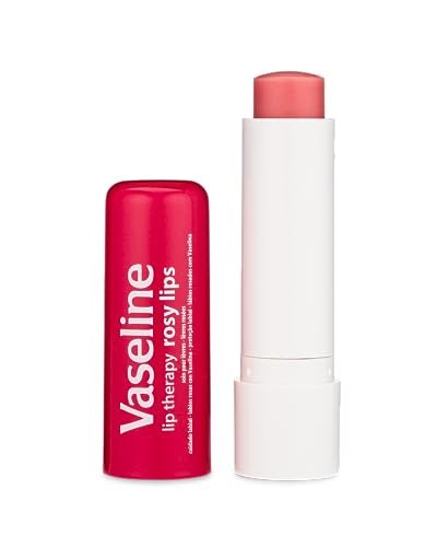 Vaseline Lip Therapy Care Rosy, Fast-Acting Nourishment, Ideal for Chapped, Dry, Cracked, or Damaged Lips, Lip Balm, 4-Pack, 0.16 Oz Each Vaseline buy supplements canada