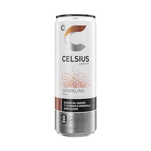 CELSIUS Sparkling Cola, Functional Essential Energy Drink 12 Fl Oz (Pack of 12) CELSIUS buy supplements canada