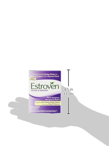 Estroven Stress Plus Mood & Memory | Menopause Relief Dietary Supplement | Safe Multi-Symptom Relief Estroven buy supplements canada