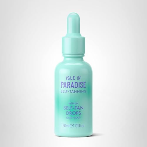 Isle of Paradise Self Tanning Face & Body Drops- Medium, Self Tanner Drops for a Natural Bronze, Long-lasting Tan Isle of Paradise buy supplements canada