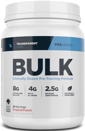 Transparent Labs Bulk Pre Workout Powder - Naturally Sweetened Advanced Pre-Workout Transparent Labs buy supplements canada