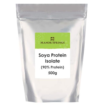 SOYA Protein Isolate (90% Protein) 500g by Manor Springs, Unflavoured, Vegan Protein Shake MANOR SPRINGS buy supplements canada