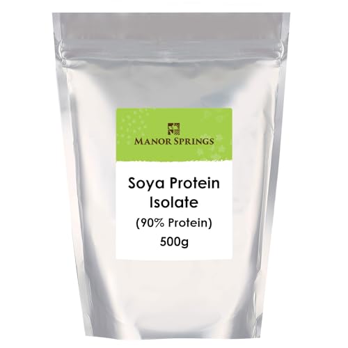 SOYA Protein Isolate (90% Protein) 500g by Manor Springs, Unflavoured, Vegan Protein Shake MANOR SPRINGS buy supplements canada