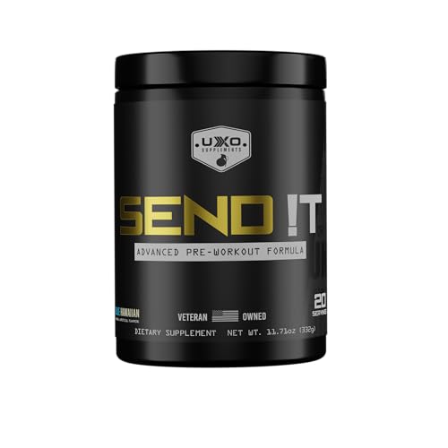 UXO Send IT Preworkout (Blue Hawaiian Flavor) UXO Supplements buy supplements canada