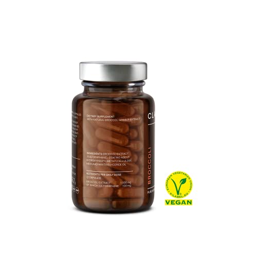 Broccoli Sprout Extract - 100mg Sulforaphane per Serving - Vegan - Antioxidant Supple CLAV buy supplements canada